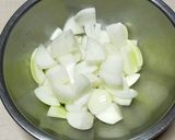 新玉ねぎの醤油漬け(ごま油風味)作り方1写真