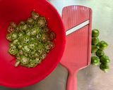 オクラ納豆冷やしたぬきそば作り方1写真