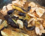 鶏胸肉とナス春雨の梅蒸し焼き作り方6写真