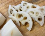 れんこんの梅昆布和え作り方1写真