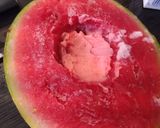 流行り中✨️まるごと☺濃厚😋スイカ🍉ジェラート🩷作り方3写真