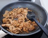 【豚肉とオクラのとろたま甘辛炒め】ご飯が進む‼︎作り方5写真