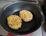 コーンなハンバーグ作り方7写真