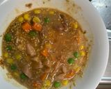 レンジ簡単オイきな粉梅味オムライス弁当作り方6写真