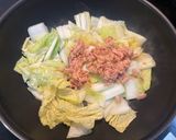 簡単白菜とツナの卵とじ作り方5写真