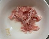 レンジ洋風トマト味噌味回鍋肉風甘酢酢豚作り方1写真