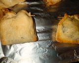 油揚げで包んだあんと餅作り方4写真