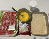 梅肉入り♪大葉とチーズの一口カツ作り方1写真