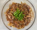 ワンボールレンジ、豚丼!作り方3写真