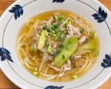 シャキシャキもやしと豚バラの旨ネギ塩うどん作り方5写真
