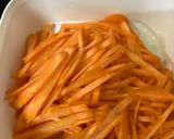 サバ水煮缶とレンチン野菜和え作り方1写真