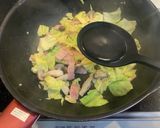 春キャベツ⭐︎しめじ⭐︎ベーコンのパスタ作り方12写真