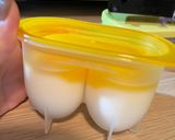 塩味付き卵🥚百均の容器2個バージョン作り方5写真