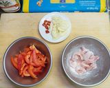 豚肉とパプリカのパスタ作り方2写真
