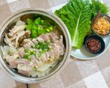 豚かたまり肉の中華麹漬け蒸しポッサム風作り方6写真