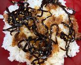 簡単5分で！カレーのりコロ丼作り方3写真