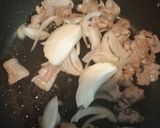 豚バラ肉とアスパラの焼きうどん作り方6写真