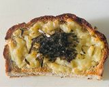 アーモンドフィッシュの黒ゴマ食パン🍞作り方5写真