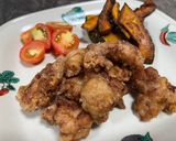 調味料は4種⭐︎鶏もも肉の唐揚げ🎵作り方6写真