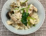 秋！ドッサリ茸と鶏肉の土鍋炊き込みご飯🍄‍🟫作り方4写真