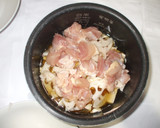 蓮根炊込みご飯♪簡単レシピ炊飯器で作り方6写真
