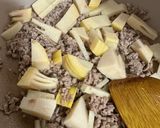 筍とひき肉の辛味噌炒め作り方3写真