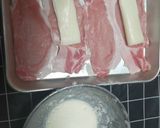 薄切り肉でチーズサンドカツ作り方1写真