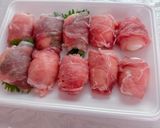 ヘルシー！豚もも肉のたまごの巻き！作り方3写真