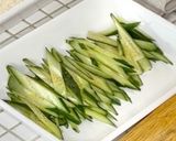 いちごとサーモンの生春巻き作り方1写真