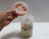 サラダポットで麺ランチ~サラダうどん作り方5写真