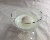 怖いけど試してみたい🤭温玉で飲むプリン🍮作り方3写真