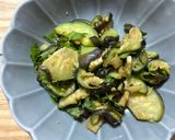 超簡単⭐︎ 水ナスとシソの梅昆布茶和え作り方8写真