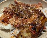 鰻丼モドキの第3弾🍆茄子豚バラで激的に模造鰻丼作り方6写真