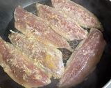 鯵のこんがり米粉焼き♪作り方3写真