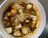 根菜茄子白菜コク旨ウスター味温野菜サラダ作り方21写真
