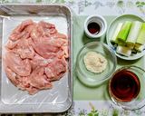 肉料理！長葱鶏もも肉の照り焼きチキン作り方1写真