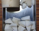 ヨウサマの減塩鶏もも肉と大根炒め作り方1写真
