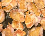 レンコン鶏もも肉ししとうのオイスター炒め作り方5写真