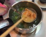 ほうれん草の味噌汁作り方3写真
