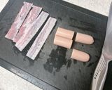 あと一品に♪魚肉ソーセージのベーコン巻き作り方1写真