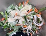 空芯菜のかき揚げ作り方5写真