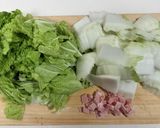 簡単中華！冬に美味しい白菜のクリーム煮作り方1写真