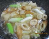 ちくわと大根ネギの煮物😋♪作り方4写真