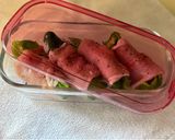 電子レンジで作るピーマン肉巻き作り方2写真