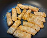 三元豚肩ロース肉の生姜焼き風。作り方7写真