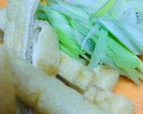 長ネギ＆薄揚げのキツネ焼きうどん作り方1写真