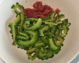 ゴーヤの梅干しとかつお節和え作り方4写真