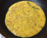 納豆とたまごのライスペーパーお好み焼き作り方3写真