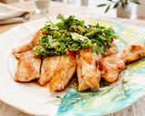 揚げない!ヘルシー!薬味たっぷり油淋鶏風作り方8写真