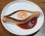 魚肉ソーセージで目玉焼き作り方4写真